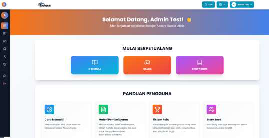 Menu Utama Aplikasi